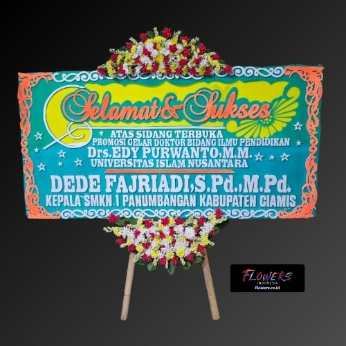 Karangan Bunga Papan Selamat & Sukses