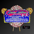 Karangan Bunga Papan Happpy Wedding